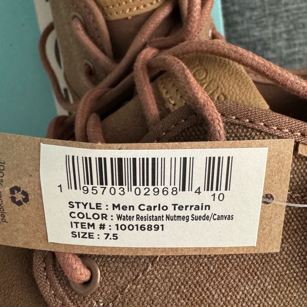 TOMS Men's Carlo Terrain Sneakers/Shoes sz 7.5 - Picture 3 of 4